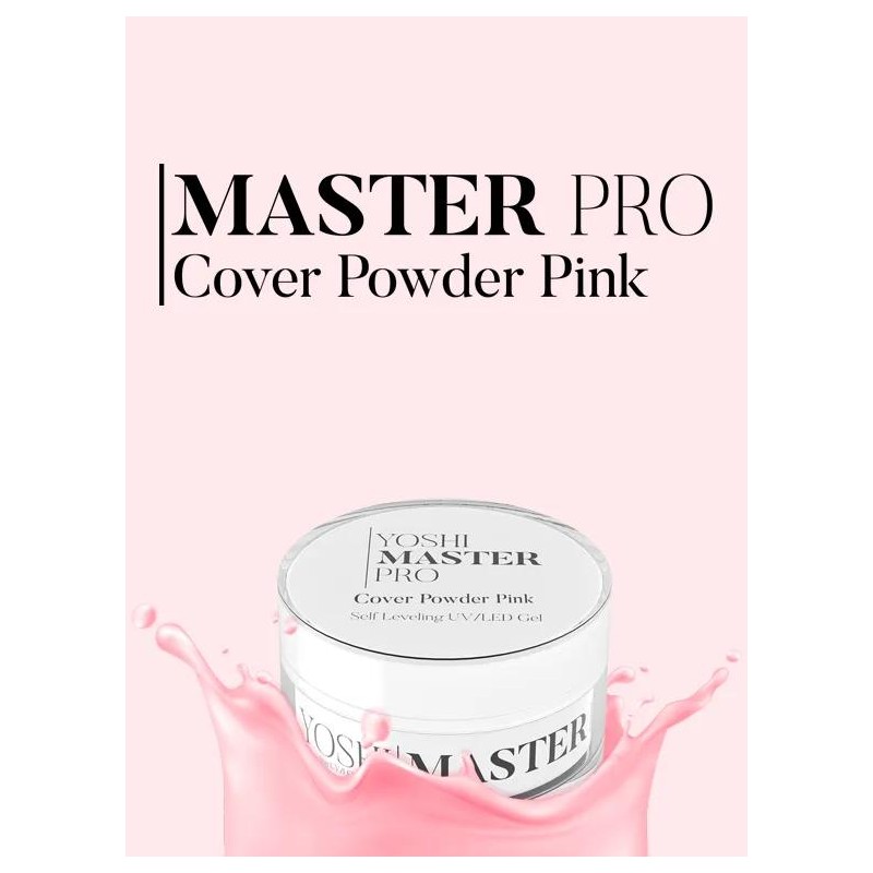 żel samopoziomujący master pro gel uv led cover powder pink 15 ml mp006