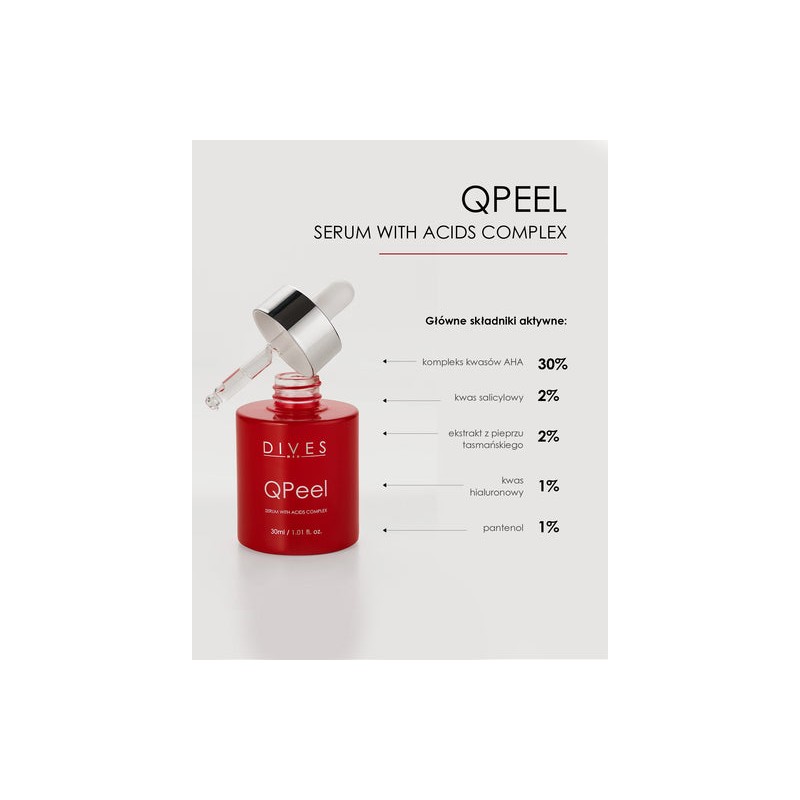 Qpeel - advanced night serum with acids complex 30 ml